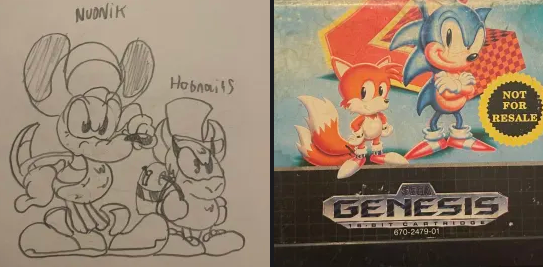 Nudnik & Hobnails, Compared to Sonic & Tails
